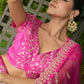 Kanehi - Hot Pink Lehenga Blouse & Dupatta Set