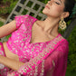 Kanehi - Hot Pink Lehenga Blouse & Dupatta Set
