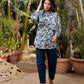 Euphorbia - Blue Printed Top and Pant