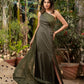 Lithe - One Shoulder Gown Dress