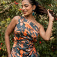 Butter Cup - Bottle Green One Shoulder Dress