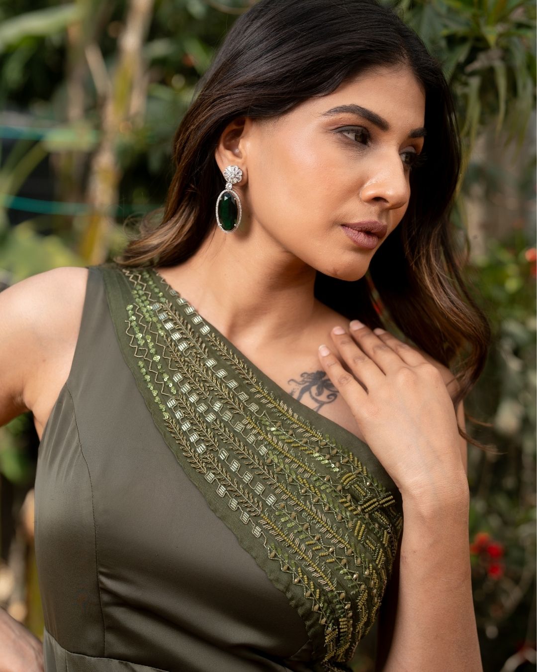 Lithe - One Shoulder Gown Dress