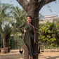 August - Green One Shoulder Dress