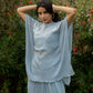 Inara - Ice Blue Kaftan Garara Set