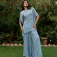 Inara - Ice Blue Kaftan Garara Set