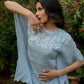 Inara - Ice Blue Kaftan Garara Set