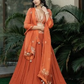 Ambar Lehenga Ensemble in with Blouse and dupatta dresses Silk, Organza, and Chinon Silk"