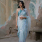 Shatika - Aqua Designer Saree Blouse