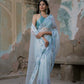 Shatika - Aqua Designer Saree Blouse