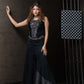 Gulrukh - Black Corset with Bell Bottom Pants