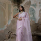 Tulip Saree - Baby Pink Organza Saree with Blouse