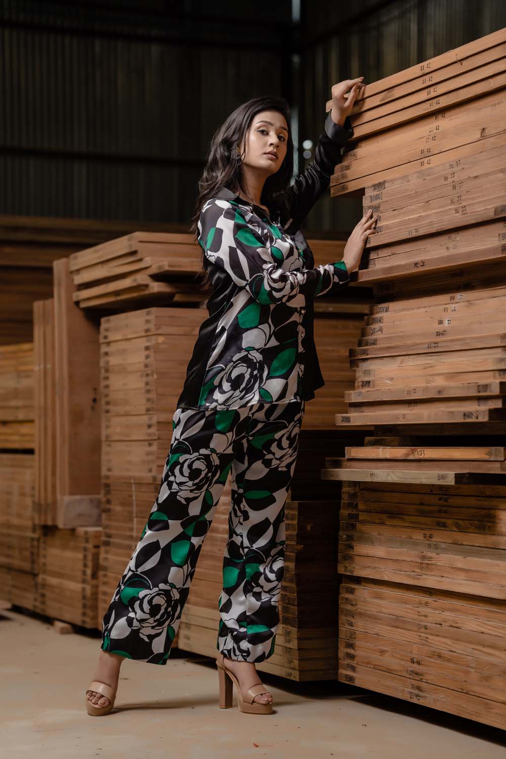 Aspen Cord-set - Printed Top with Pant Set for Women