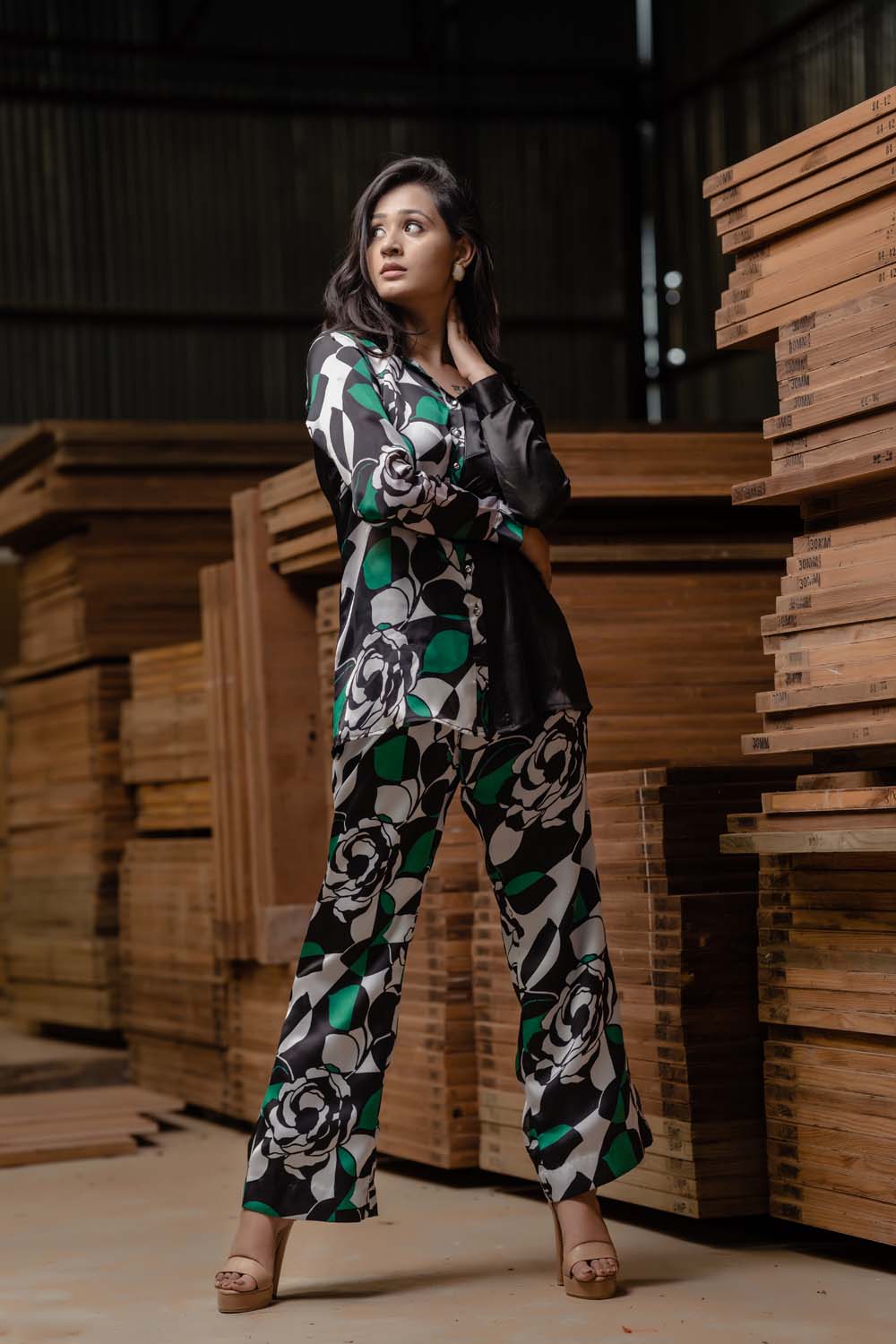 Aspen Cord-set - Printed Top with Pant Set for Women