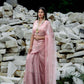 Manipur - Rose Pink Saree with Blouse