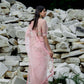 Manipur - Rose Pink Saree with Blouse