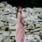 Manipur - Rose Pink Saree with Blouse