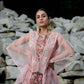 Oriya - organza & silk Peplum Dress & Bellbottoms