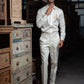 Ahmad - Off White Giza Cotton Shirt for Men's