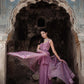Shafari - Designer Mauve Peplum Top With Gharara And Dupatta Set