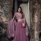 Kane - Mauve Lehenga Blouse and Dupatta Set