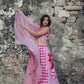 Diadar - Rose Pink Lehenga Blouse With Dupatta Set