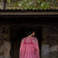 Shurkh - Red Top Pant and Jacket Set of Three