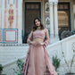 Indrivar - Rose Gold Lehenga Blouse & Dupatta Set