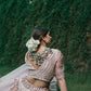 Sogat - Rose Gold Lehenga With Bilouse and Dupatta Set